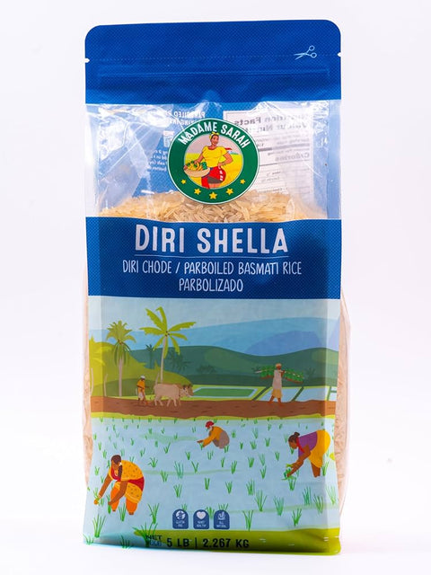 Diri Shella Parboiled Basmati Rice (5 lbs)