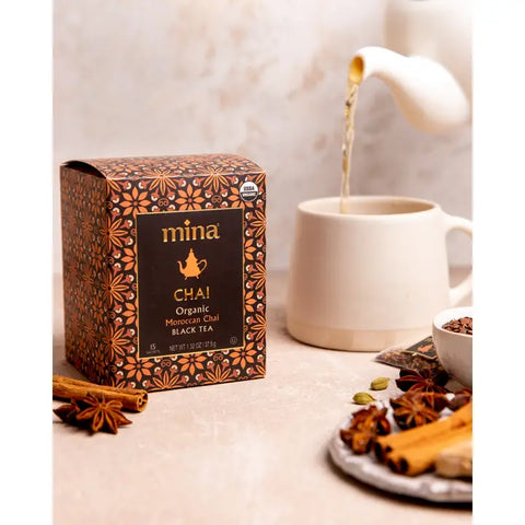 Mina Organic Moroccan Chai Black Tea (1.32 oz)