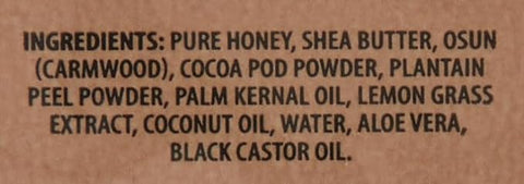 RA Cosmetics 100% Natural African Black Soap Bar with Black Castor Oil (5 oz)