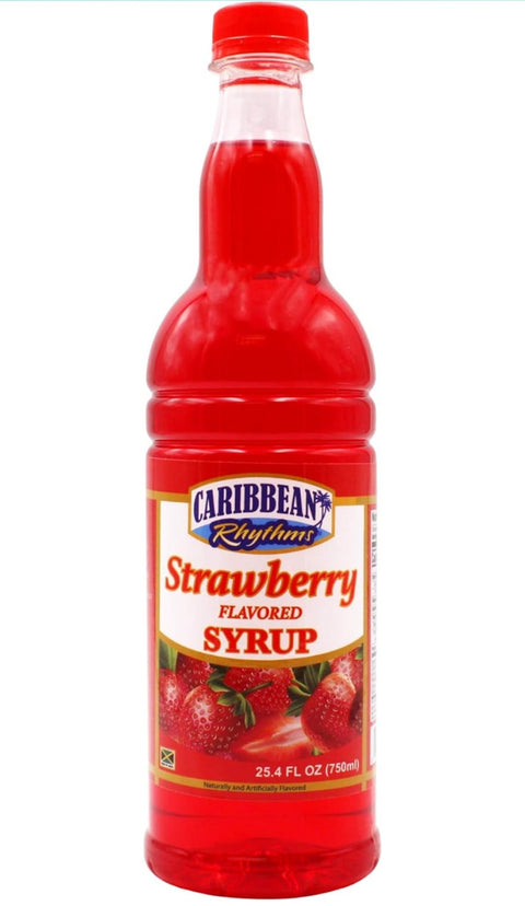 Caribbean Rhythms Strawberry Flavored Syrup