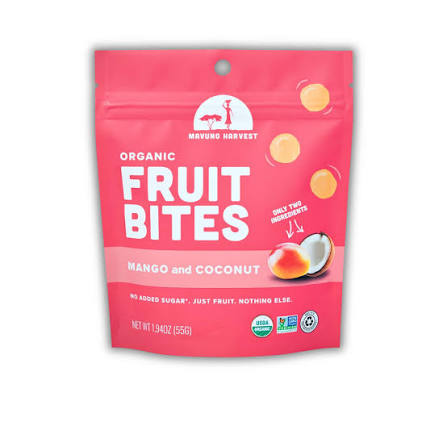 Mavuno Harvest Fruit Bites Mango & Coconut