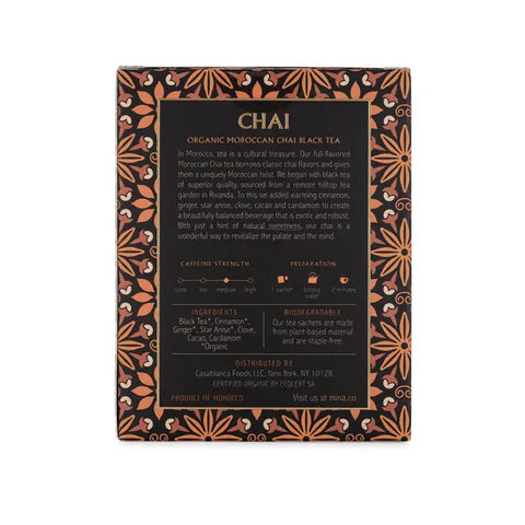 Mina Organic Moroccan Chai Black Tea (1.32 oz)