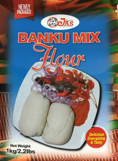 Madam Jas Banku Mix Flour (1 kg)