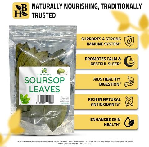 Herb to Body Soursop Leaves (1.76 oz)