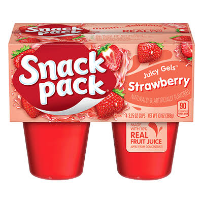 Snack Pack strawberry