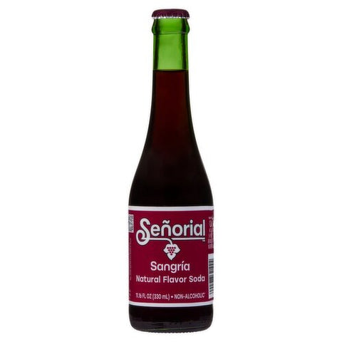 Señorial Sangria Natural Flavor Soda (11.16 oz)