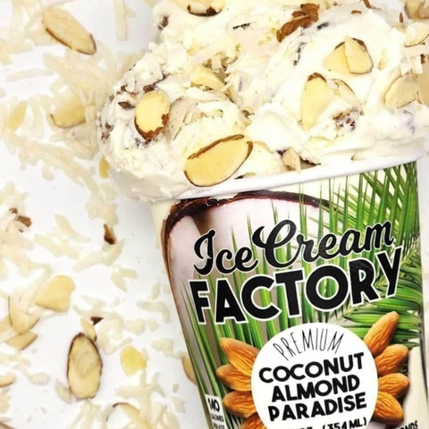 Coconut Almond Paradise Ice Cream (12 oz)