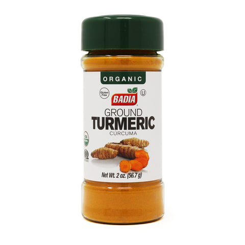 Badia Organic Ground Turmeric (Cúrcuma) 2 oz