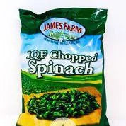 James Farm IQF Chopped Spinach (2 lbs)