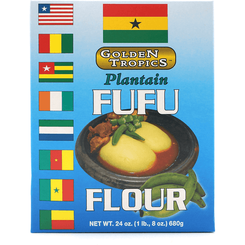 Golden Tropics Plantain Fufu Flour (24 oz)