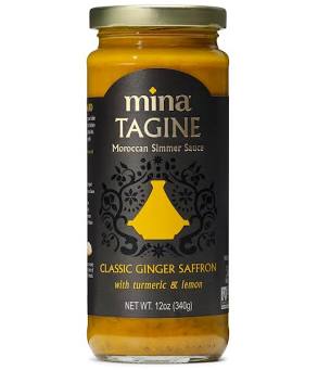 Mina Tagine Moroccan Simmer Sauce Ginger Saffron (12 oz)