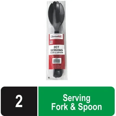 American Maid Serving Fork & Spoon (2CT)
