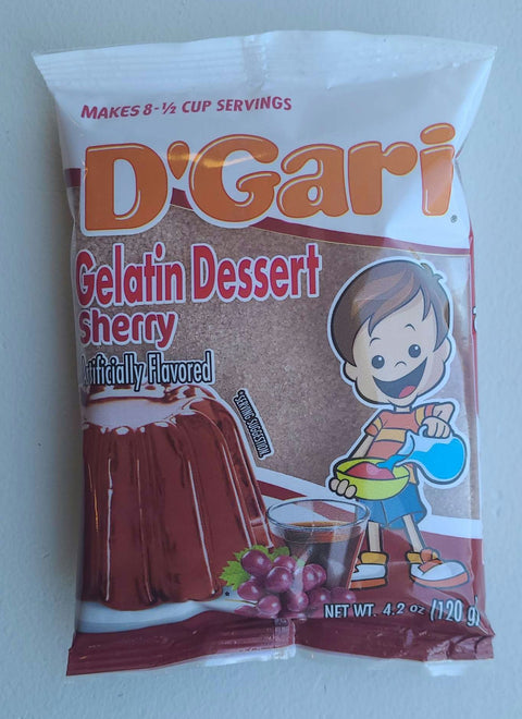 D'Gari Sherry Gelatin Dessert (4.2 oz)