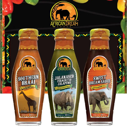 African Dream Mildest Hot Sauces Gift Set