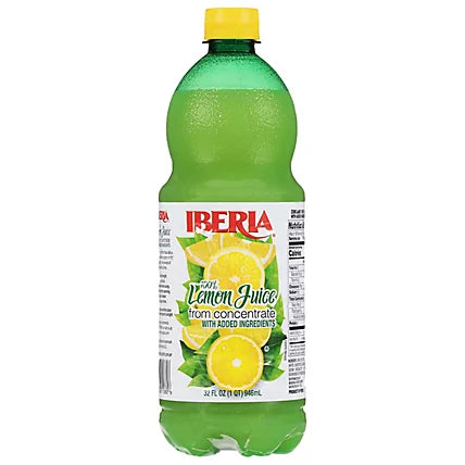 Iberia 100% Lemon Juice (32 fl oz)