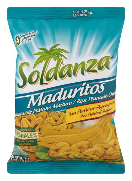 Soldanza Maduritos Ripe Plantain Chips