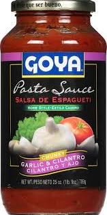 Goya Pasta Sauce Garlic & Cilantro