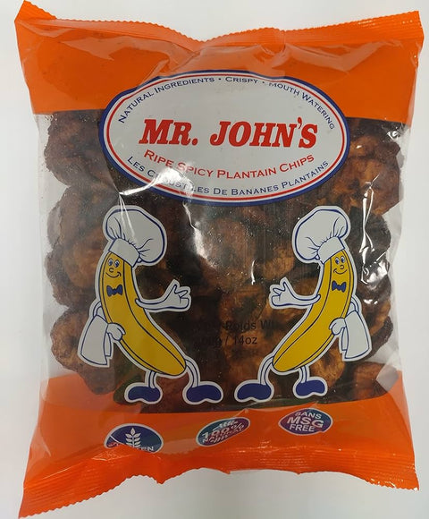 Mr. John's Ripe Spicy Plantain Chips (14 oz)