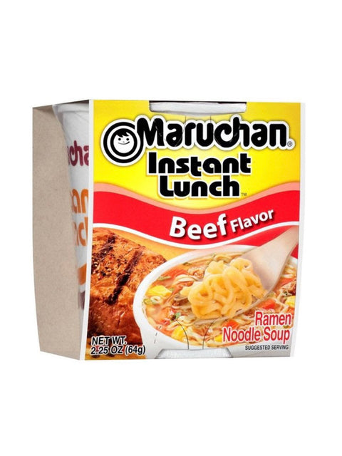 Maruchan Instant Lunch (beef flavor) noodle soup cup