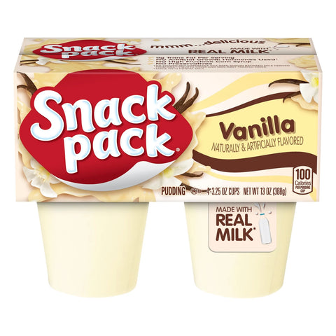 Snack Pack Vanilla Pudding (4pk)