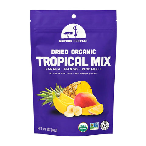 Organic Dried Tropical Mix 6 Oz