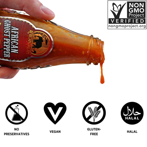 African Dream African Ghost Pepper Hot Sauce (5 fl oz)