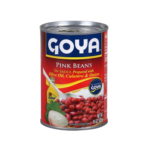 Goya Seasoned Pink Beans in Sauce (15 oz can)