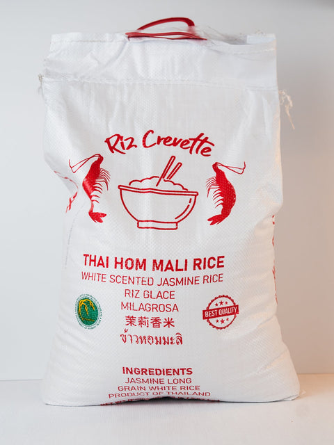 Riz Crevette Thai Hom Mali White Scented Jasmine Rice (20 lbs)