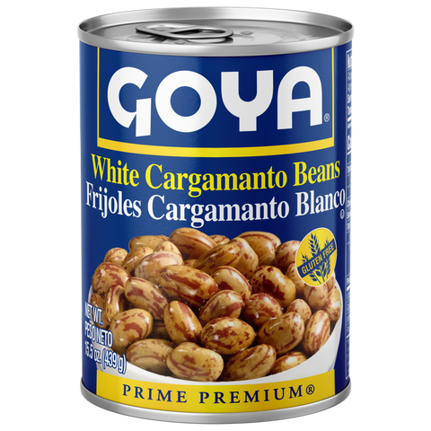 Goya White Cargamanto Beans/Frijoles Cargamanto Blanco