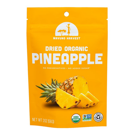 Organic Dried Pineapple 2 Oz