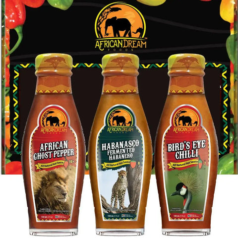 African Dream Hottest Hot Sauces Gift Set