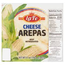 La Fe Cheese Arepas