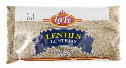 La Fe Lentils/Lentejas (12 oz)