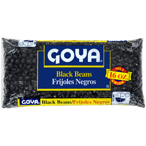 Goya Black Beans/Frijoles Negros (16 oz bag)