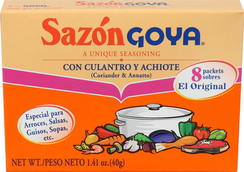 Sazon Goya with Coriander and Annatto (1.41 oz)