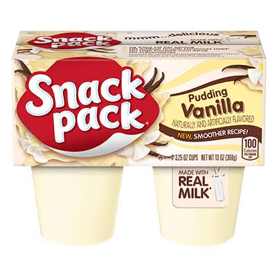 Snack Pack vanilla (4 pack)