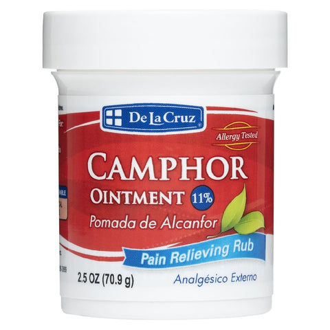 De La Cruz Camphor Ointment 11% (2.5 oz)
