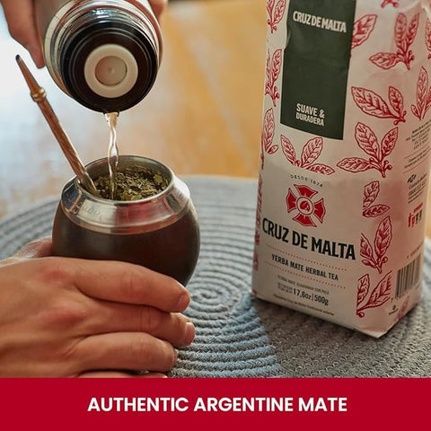 Yerba Mate Herbal Tea/Cruz de Malta (17.6 oz)