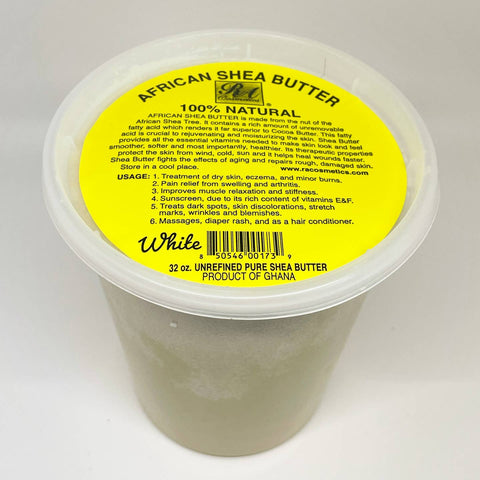 100% Natural African Shea Butter - closed cover