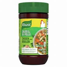 Caldo con sabor a pollo