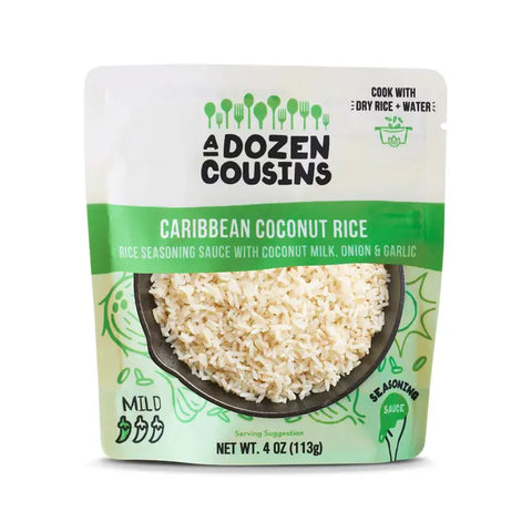 A Dozen Cousins Caribbean Coconut Rice Seasoning Sauce (4 oz)