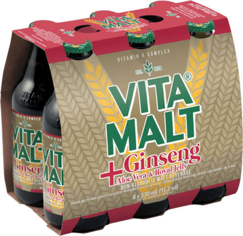 Vita Malt +Ginseng Aloe Vera & Royal Jelly (6 Pack)