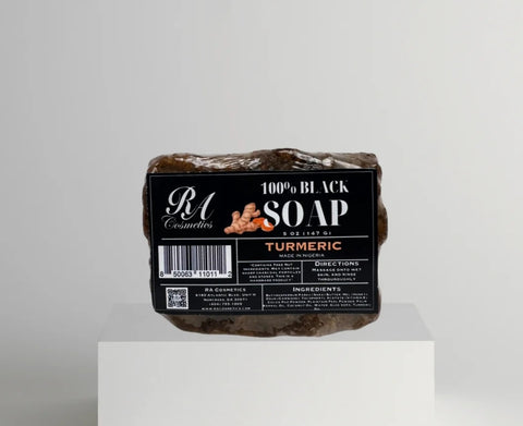 African Black Soap with Turmeric (5 Oz)