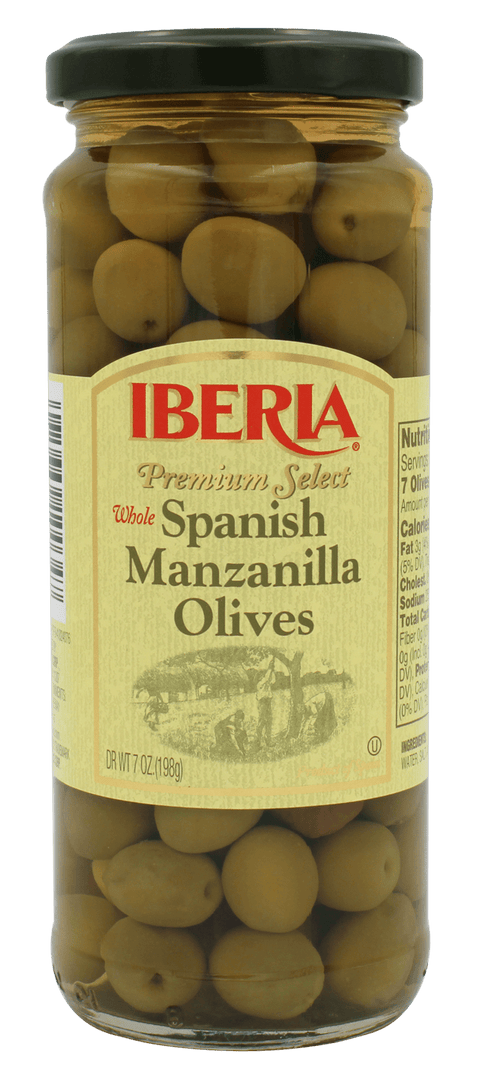 Iberia Whole Spanish Manzanilla Olives (7 oz)