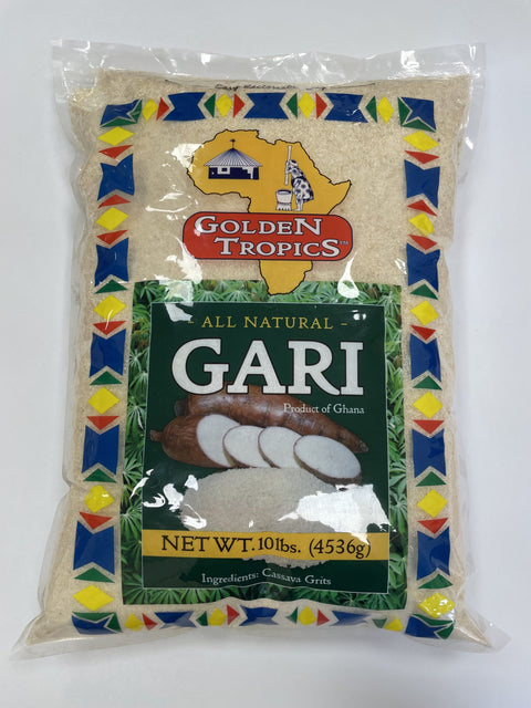 Golden Tropics All Natural Cassava Gari (10 lbs bag)