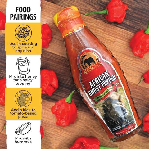 African Dream African Ghost Pepper Hot Sauce (5 fl oz)