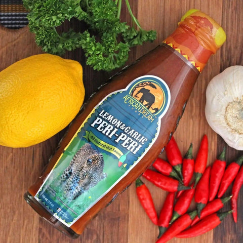 African Dream Lemon & Garlic Peri-Peri Hot Sauce (5 fl oz)