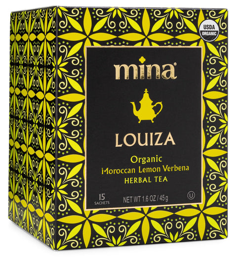 Mina Louiza Organic Moroccan Lemon Verbana Herbal Tea