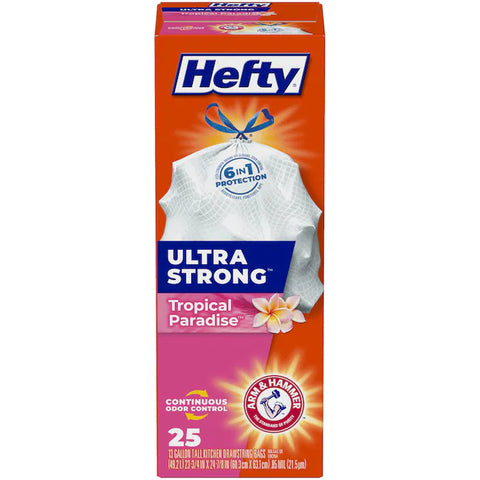 Hefty Ultra Strong Tropical Paradise Trash Bags (25 ct)