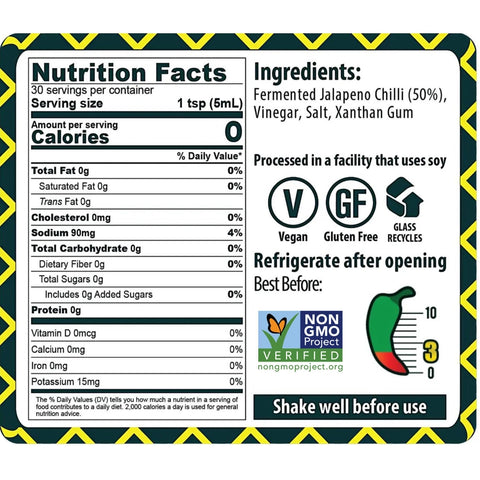 African Dream Jalanasco - Fermented Jalapeno Hot Sauce (5 fl oz)